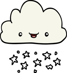 cartoon storm cloud