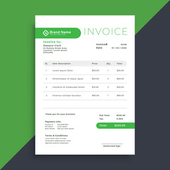 Minimal Invoice Layout
