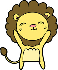 cartoon lion