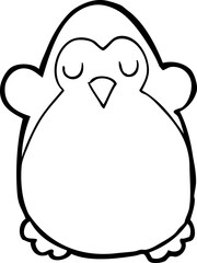 cartoon penguin
