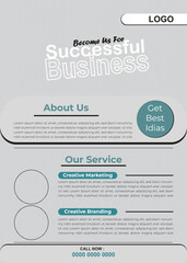 Fototapeta premium Creative Flyer Layout