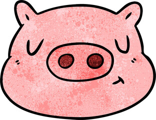 cartoon pig face