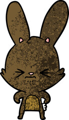 cute cartoon rabbit