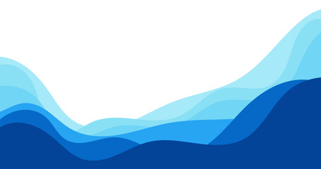 abstract blue wave background
