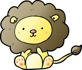 cute cartoon lion
