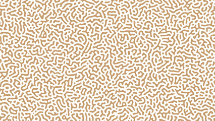 Turing Pattern For Background Design And Fabric. Brown Turing Reaction Background. 