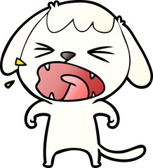 cute cartoon dog