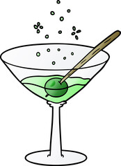 cartoon cocktail