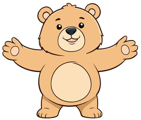 Cute Bear wants hugs