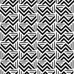 Seamless models. Modern stylish texture. Monochrome, simple. Vector.