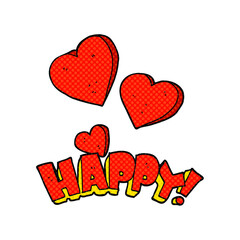 freehand drawn happy symbol