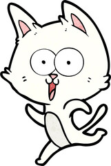funny cartoon cat