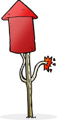 cartoon firework
