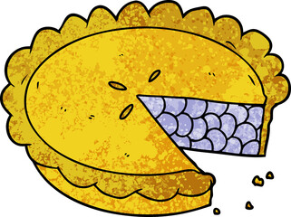 blueberry pie cartoon