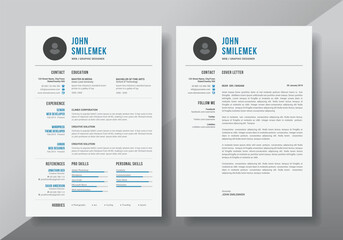 Modern Clean Resume Cv Template