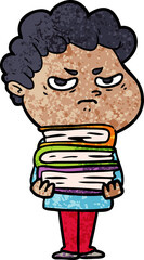 Fototapeta premium cartoon angry man