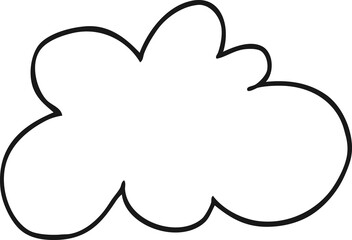 cartoon decorative cloud symbol