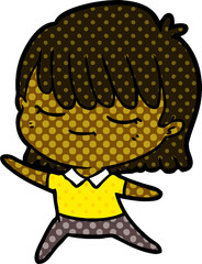 cartoon woman