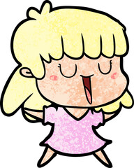 cartoon woman