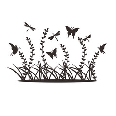 Meadow silhouette