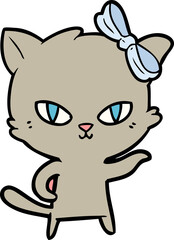 cute cartoon cat