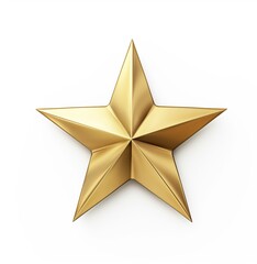 Fototapeta premium Golden star shiny