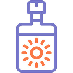 Fototapeta premium Sunscreen vector design .svg