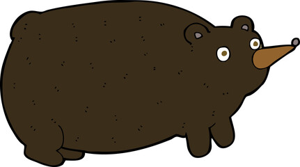 funny cartoon bear