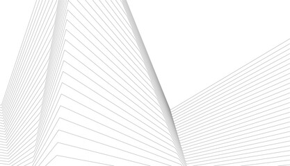 Architecture building 3d. Concept sketch.