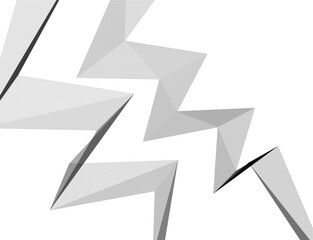 Architecture building 3d. Concept sketch.