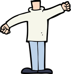 cartoon body waving arms (mix and match cartoons or add own photos)