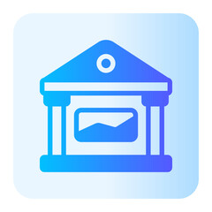 museum gradient icon