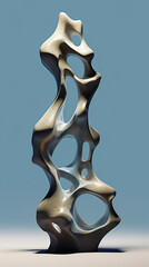 The material of the stone, handicrafts, the shape of the water flow containing liquid created with Generative Ai