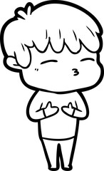 cartoon frustrated man