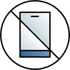 no phone vector design .svg