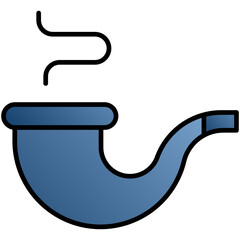 smoking pipe vector design .svg