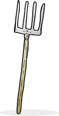 cartoon pitch fork