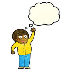 cartoon man asking question with thought bubble