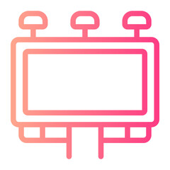 billboard gradient icon