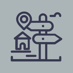 REAL ESTATE - set of thin line vector icons. Pixel perfect. Editable stroke. The set contains icons: Apartment, Residential Building, Real Estate Developer, Real Estate Agent, Real Estate Investment, 