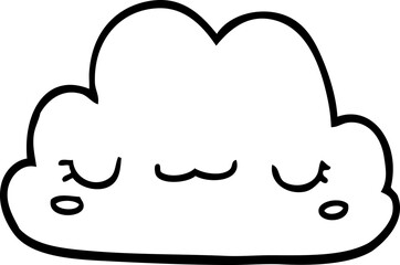 cute cartoon cloud