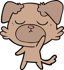 cute cartoon dog