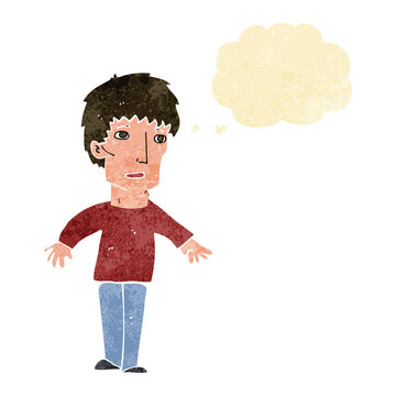 recommend clip art: cartoon surprised man with thought bubble