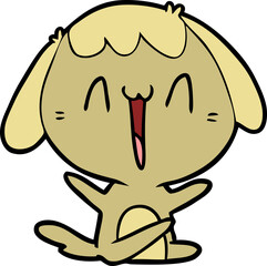 cute cartoon dog