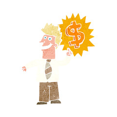 making money cartoon