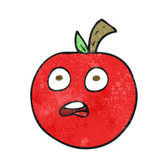 freehand drawn texture cartoon tomato