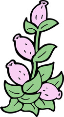 cartoon flowers