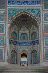 Fototapeta na wymiar Sultan Qaboos Mosque in Sohar, Oman