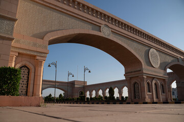 Fototapeta na wymiar gate of Sohar city in Oman