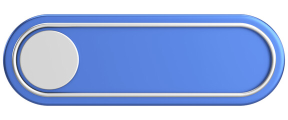Obraz premium 3D button. Empty button. 3D illustration.